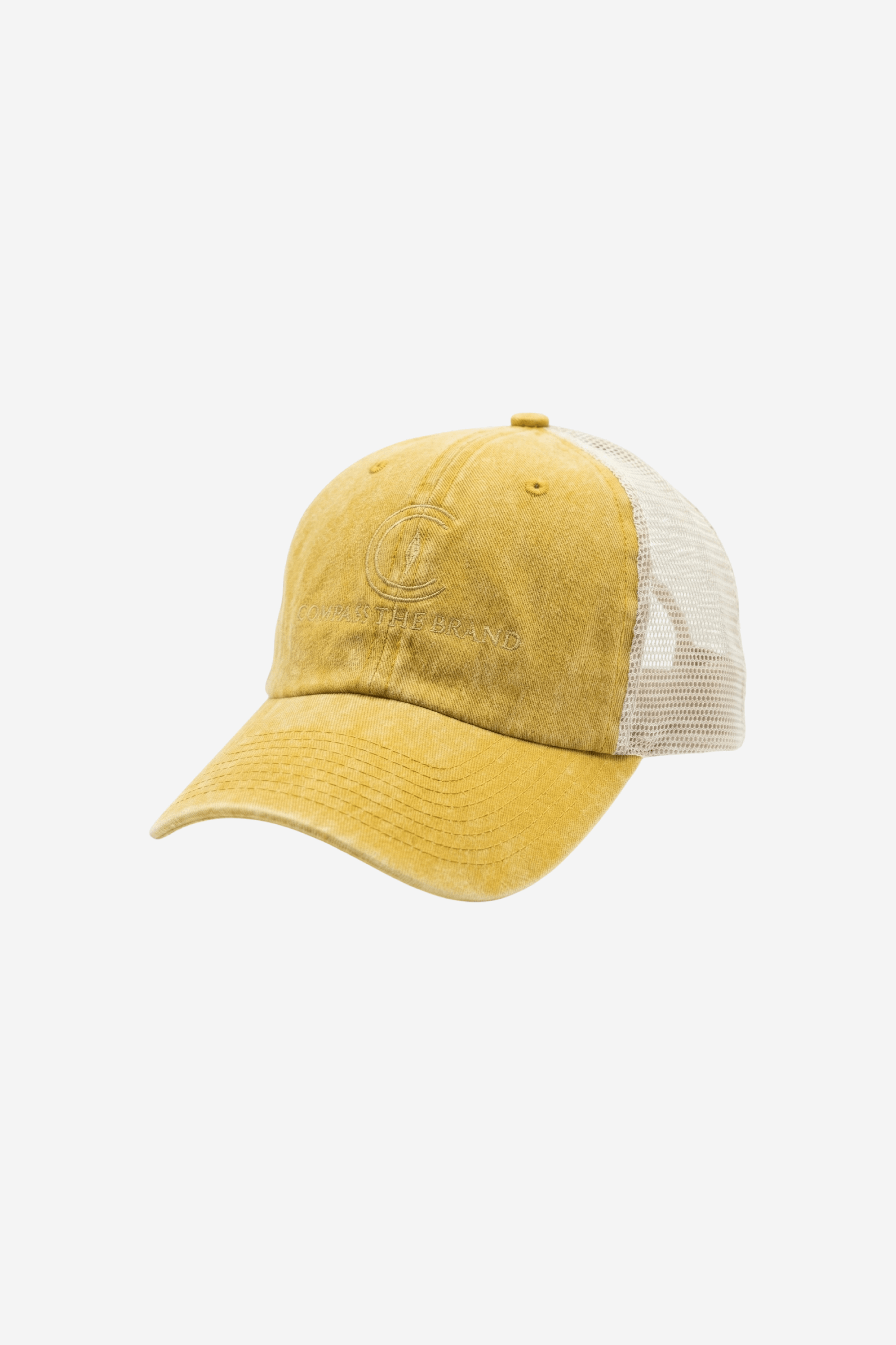 Compass Vintage Trucker Cap Mustard