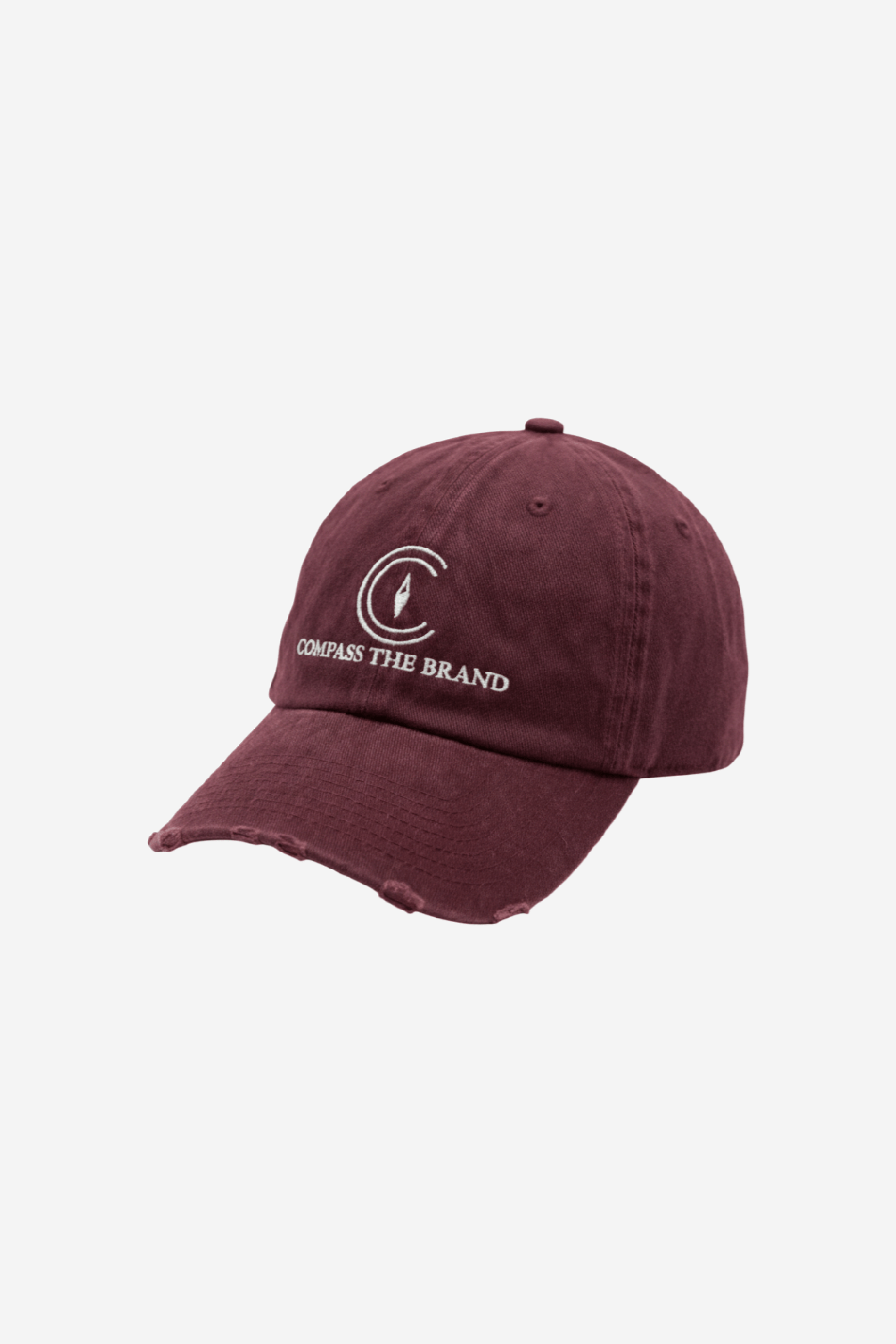 COMPASS Wasted Dad Cap Burgundy