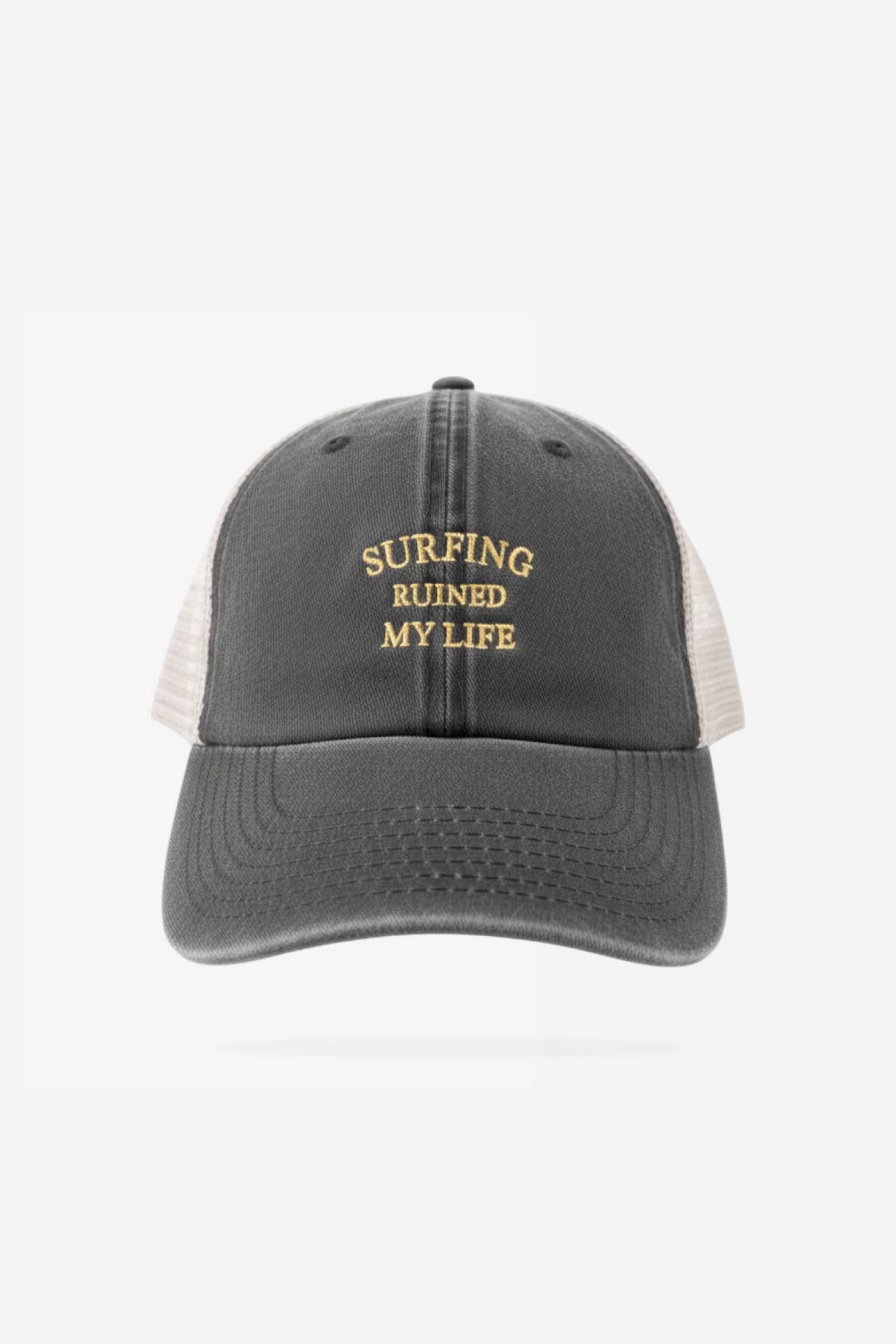 Surfing Ruined My Life Trucker Cap Green
